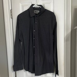 Express Charcoal Button-Down Shirt